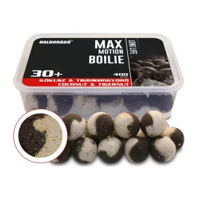   Haldorádó MAX MOTION Boilie Long Life 30+ mm - Kókusz & Tigrismogyoró