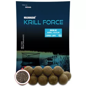 Haldorádó KRILL FORCE Boilie Long Life 24 mm - Krill Natur