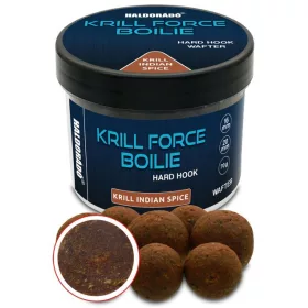   Haldorádó KRILL FORCE Boilie Hard Hook Wafter 16, 20 mm - Krill Indian Spice