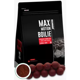   Haldorádó MAX MOTION Boilie Long Life 16 mm - Fűszeres Vörös Máj