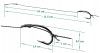 Bull Tackle Előkötött Csalitüskés Horogelőke-10mm-6pcs 10#