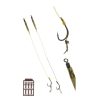 Bull Tackle Blow Back Combi Rig 40lb Camotex Semi Stiff-x-2-Elökötött-Horog 6#