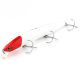 Bull Tackle Hiki Minnow 130mm 23g Fehér-Piros