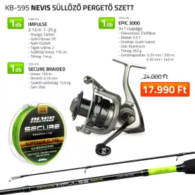 Süllőző pergető szett  1436-214+ 2535-430+ 3225-016