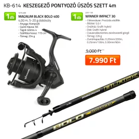Keszegező pontyozó úszós szett 4m  1273-400+ 2251-130