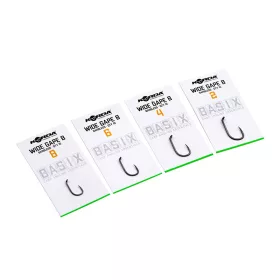KORDA BASIX WIDE GAPE BARBLESS 8