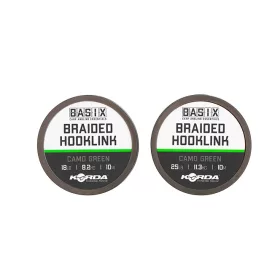 KORDA BASIX BRAIDED HOOKLINK 10M 18LB