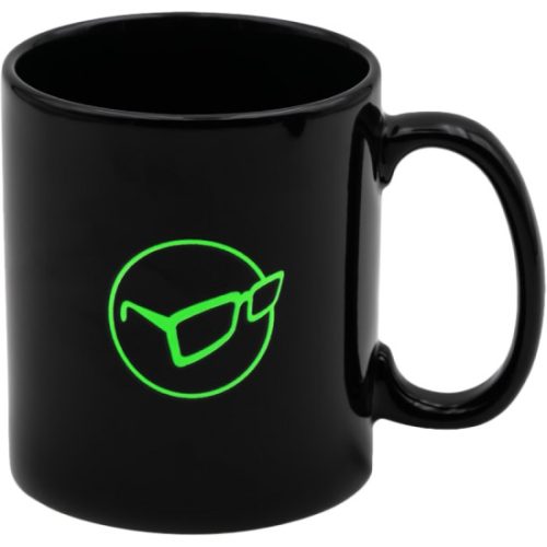 KORDA MUG GLASSES LOGO BLACK