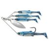 LIVETARGET MINNOW SPINNER RIG SMOKE/SILVER SMALL 11 G