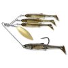LIVETARGET MINNOW SPINNER RIG SMOKE/SILVER SMALL 11 G