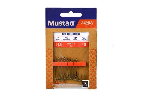 MUSTAD CHEBU-CHEBU, 2 10DB/CSOMAG