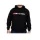 LIVETARGET BLACK BRAND COTTON HOODIE M