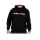 LIVETARGET BLACK BRAND COTTON HOODIE L