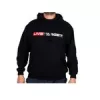 LIVETARGET BLACK BRAND COTTON HOODIE L
