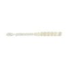 MUSTAD AJI BEAVER TAIL 2.5   CLEAR RAINBOW GLITTER 12DB/CSOMAG