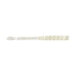 MUSTAD AJI BEAVER TAIL 2.5   CLEAR RAINBOW GLITTER 12DB/CSOMAG