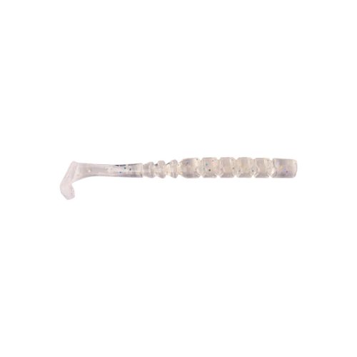 MUSTAD AJI PADDLE TAIL 2   CLEAR RAINBOW GLITTER 12DB/CSOMAG