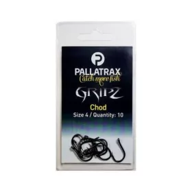 PALLATRAX GRIPZ CHOD HOOKS (10) SIZE 4