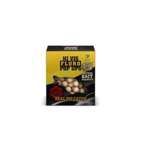 SBS FLURO POP UPS STRAWBERRY 100 GM 10-14MM