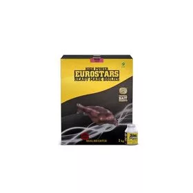   EUROSTAR READY-MADE BOILIES SQUID-OCTOPUS-STRAWBERRY 20 MM 1 KG + 50 ML 3 IN ONE TURBO BAIT DIP