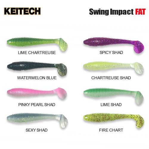 KEITECH SWING IMPACT FAT 4,3" LIME CHARTREUSE