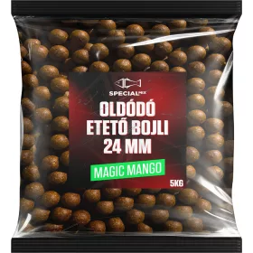 Speciál mix Oldódó Etető Bojli 24 mm Magic Mango 5 kg