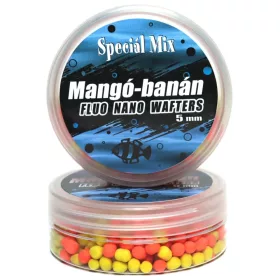 Speciál Mix 5mm MANGÓ-BANÁN Fluo Nano Wafters Dumbell