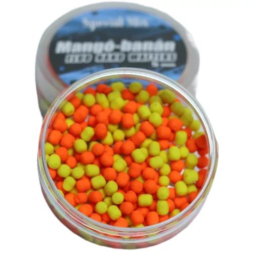 Speciál Mix 5mm MANGÓ-BANÁN Fluo Nano Wafters Dumbell