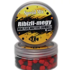Speciál Mix 8 mm RIBIZLI-MEGGY Fluo Wafters Dumbell