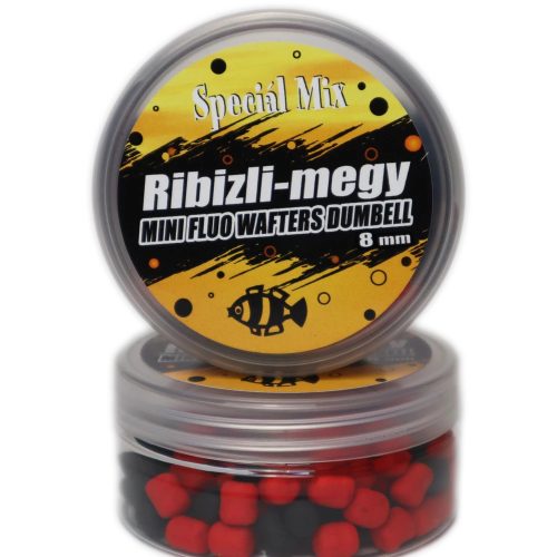 Speciál Mix 8 mm RIBIZLI-MEGGY Fluo Wafters Dumbell