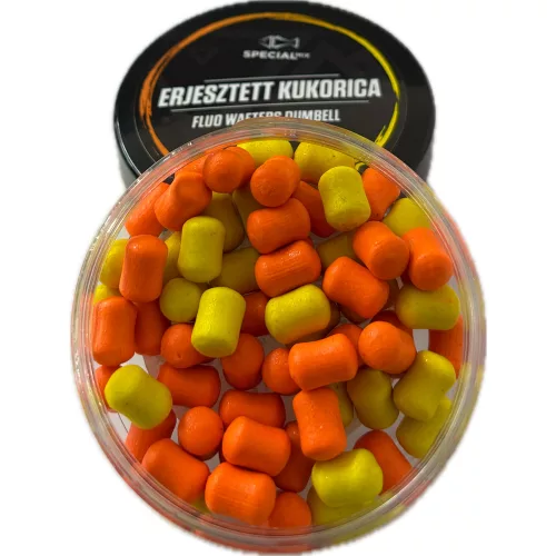 Speciál mix Fluo Wafters Dumbell 12 mm Erjesztett Kukorica