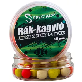 Speciál mix Oldódó Fluo Pop-up bojli 10 mm RÁK-KAGYLÓ