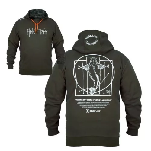 SONIK HOODY XXL BY THINK FISHY ART PULÓVER