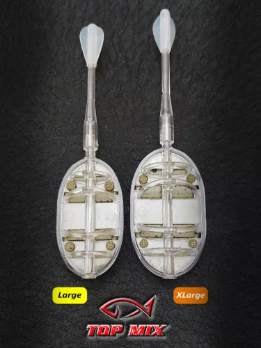 TOP MIX Arrow Flat method feeder kosár - L 45g