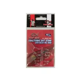 TOP MIX Csalitüske szilikon hajszál előkén, 15mm