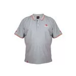 NYTRO LIGHT MARL GREY POLO SHIRT XL