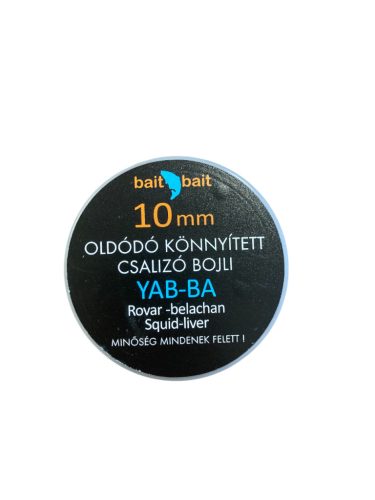 Bait Bait YAB-BA Oldódó Könnyített Csalizó Bojli 10mm