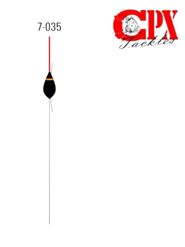 CPX TACKLES ÚSZÓ - 7-035 - Kétpontos úszó 2,5gr